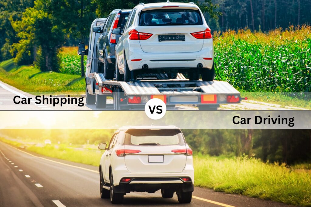 Car shipping vs Car Driving