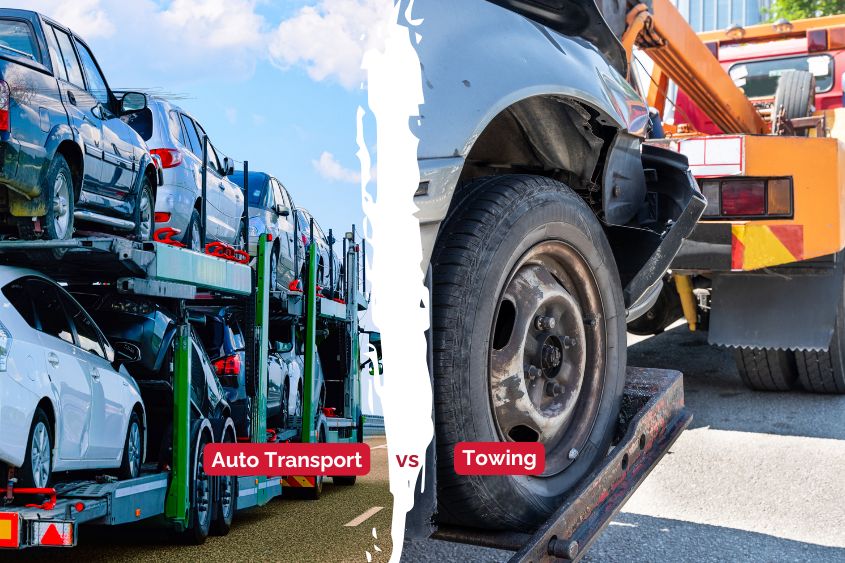 Auto Transport vs Towing