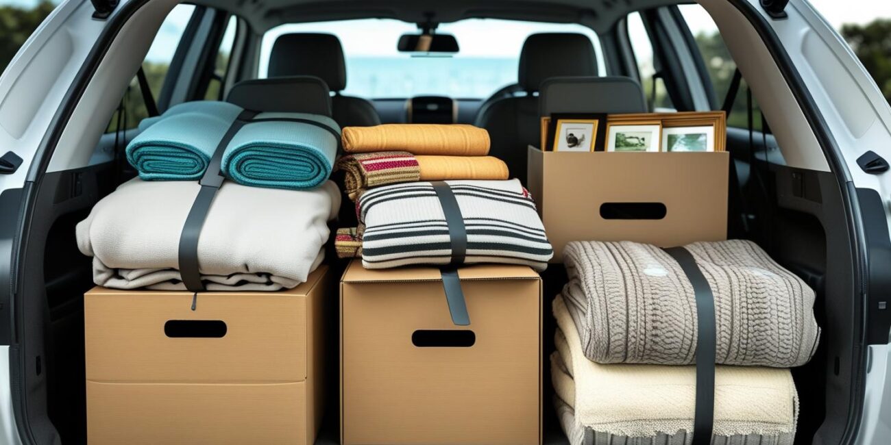 Can I ship personal items in my car during transport?