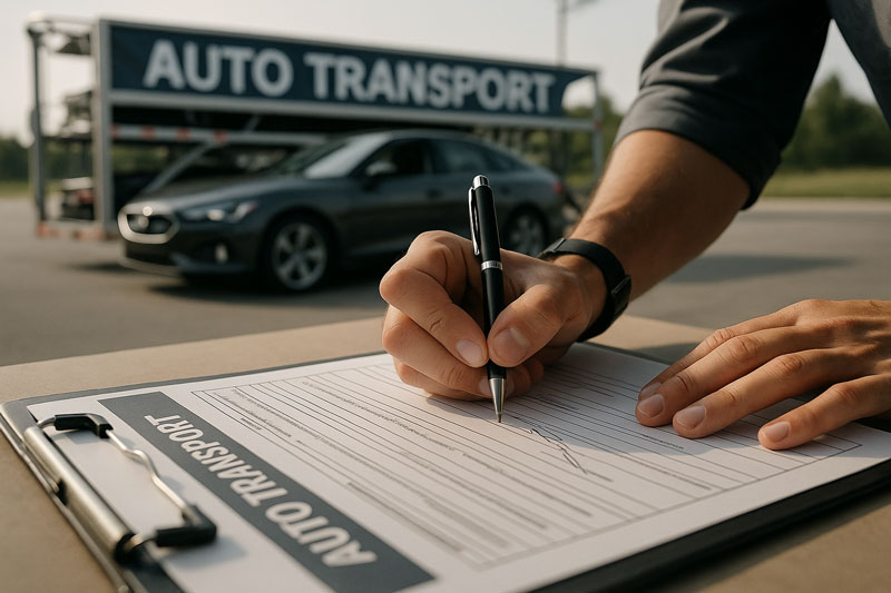 auto transport bill of lading