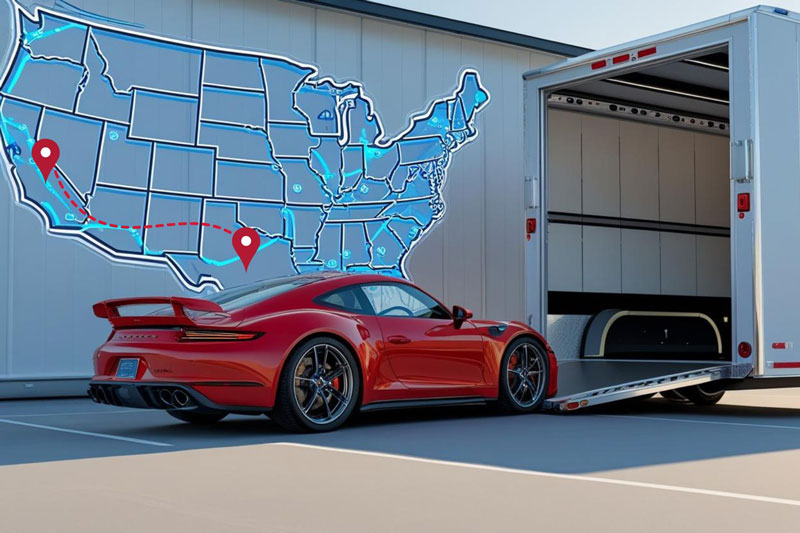 Car Shipping from California to Texas