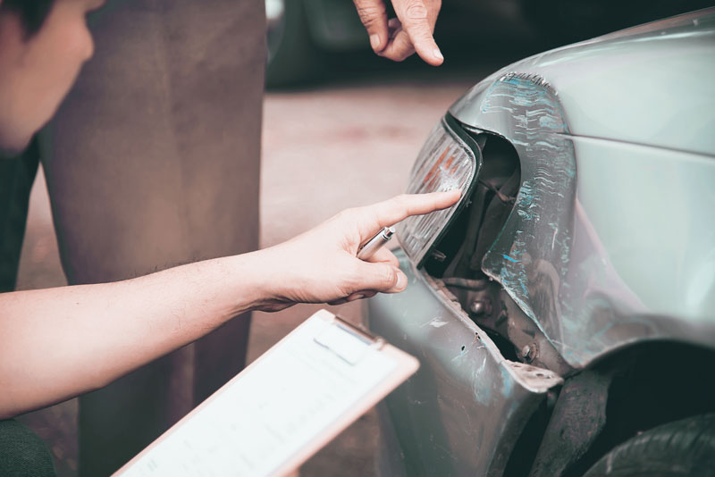 what to do if my car is damaged during transport