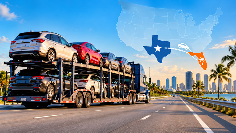 Ship Car Texas to Florida: Cost & Timeline (2026) 2 ship car Texas to Florida
